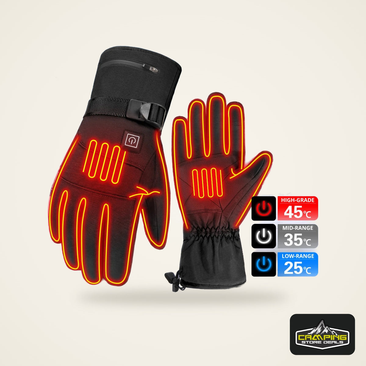 HEROBIKER Heated Touchscreen Gloves