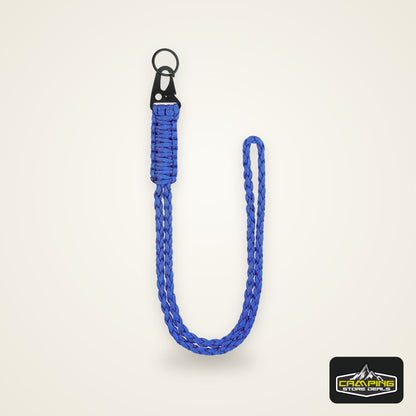 Heavy Duty Braided 550 Paracord Neck Lanyard Keychain Survival Parachute Rope Lanyard Necklace HK Clip Key Ring Outdoor Tools