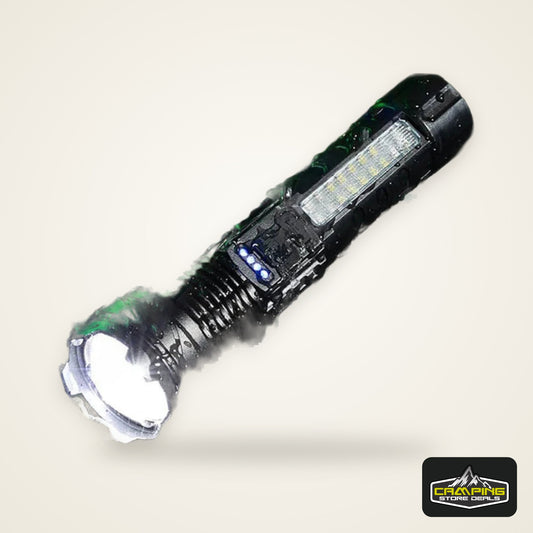 High Power Led Flashlights Very Strong Tactical Torch 6 Modes Rechargeable Camping Fishing Emergency Zoom Lantern