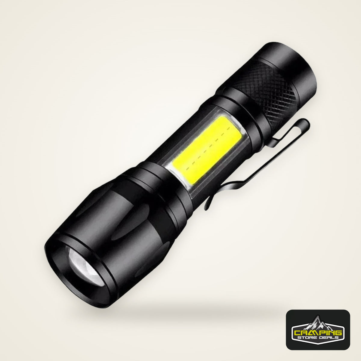 High Power LED Flashlights With Display Screen Zoom Tactical Torch Portable Rechargeable Lamp with Emergency Side Light Lantern