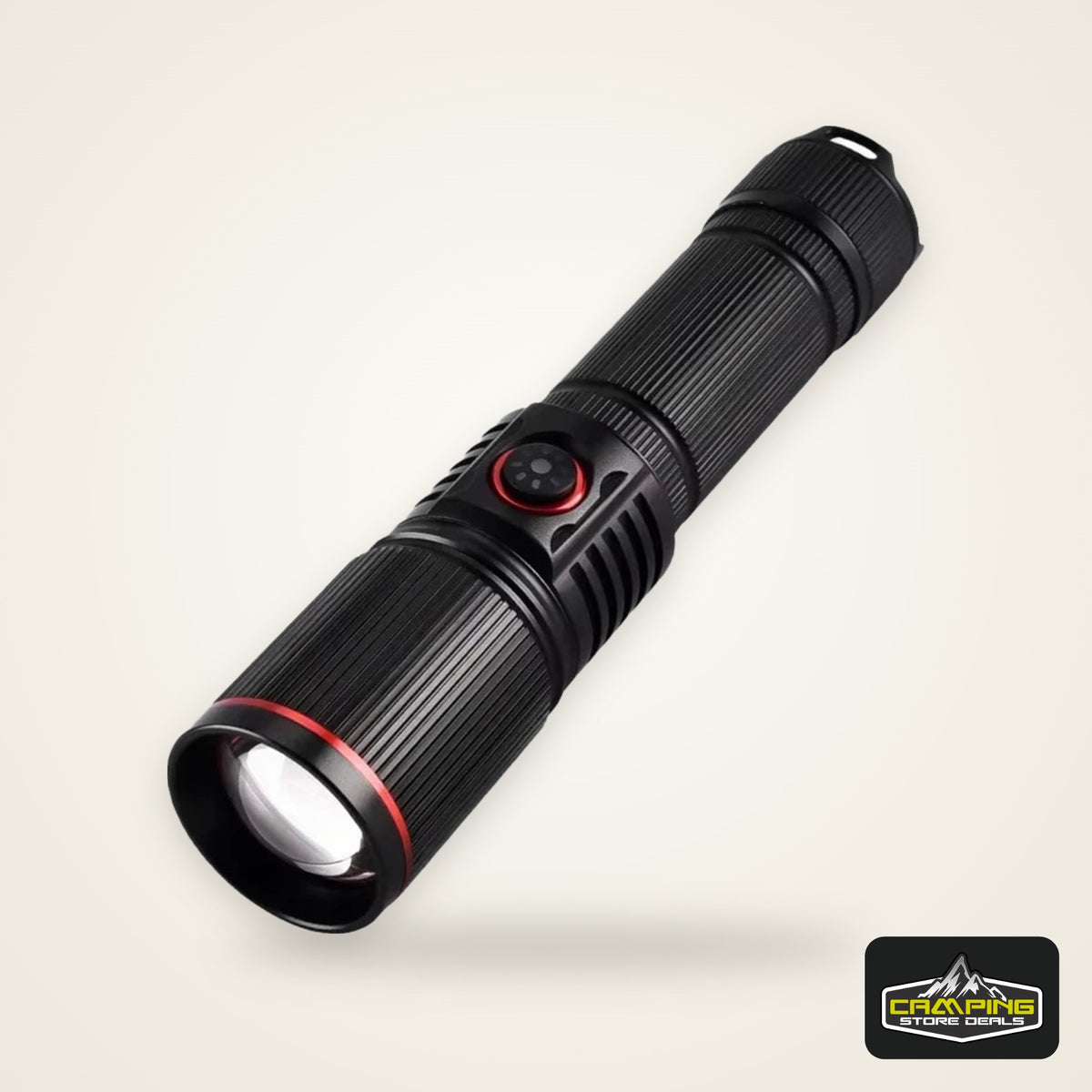 High Power Rechargeable LED Flashlight Strong Torch with Battery for Fishing Hunting Camping Lantern