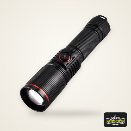 High Power Rechargeable LED Flashlight Strong Torch with Battery for Fishing Hunting Camping Lantern
