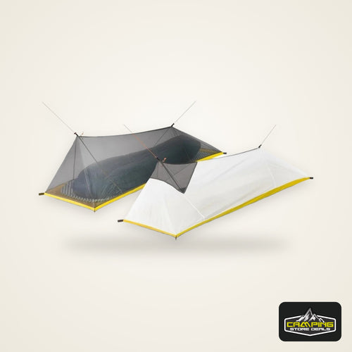 HIKEBURGER Jian 1P Inner tent Outdoor Camping Bivy Sack Insect-proof Sleeping Bag Set Lightweight Mountaineering Pole Less Tent