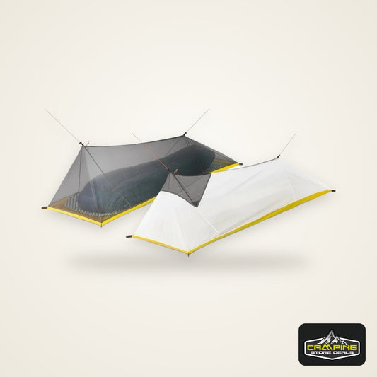 HIKEBURGER Jian 1P Inner tent Outdoor Camping Bivy Sack Insect-proof Sleeping Bag Set Lightweight Mountaineering Pole Less Tent