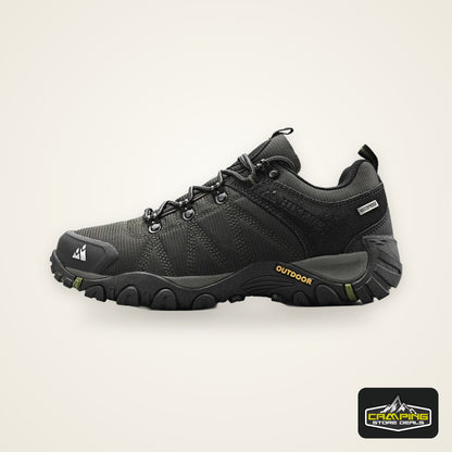 HIKEUP Non-slip Men Hiking Shoes Breathable Outdoor Wear Resistant Splashproof Climbing Men Sneaker Tourism Mountain Shoes