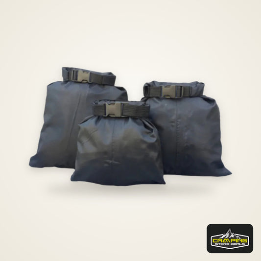 Homefish 3Pcs Set 30D Nylon Lightweight Dry Sack Waterproof Storage Bags 1.5L 2.5L 3.5L For Drifting Swimming Camping Travel
