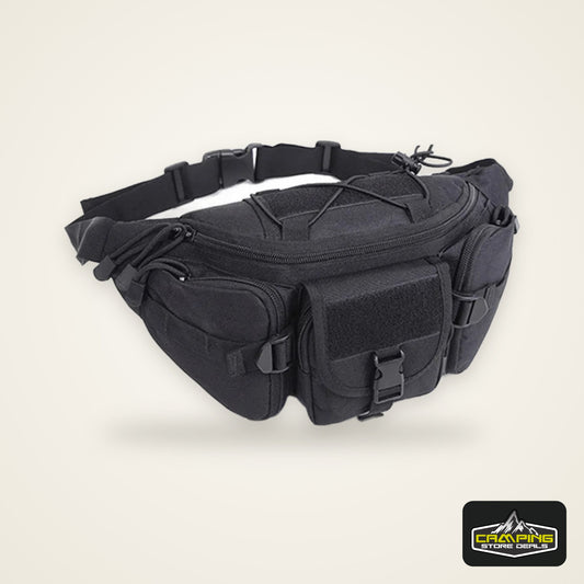 HOMEFISH Outdoor Waist Bag Men's Tactical Waterproof Molle Camouflage Hunting Hiking Climbing Nylon Mobile Phone Belt Pack