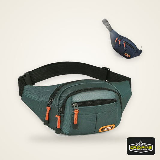 Homefish Unisex Waist Bag Multifunctional Large Capacity Splash Resistant Wear Resistant Worksite Outdoor Fanny Pack