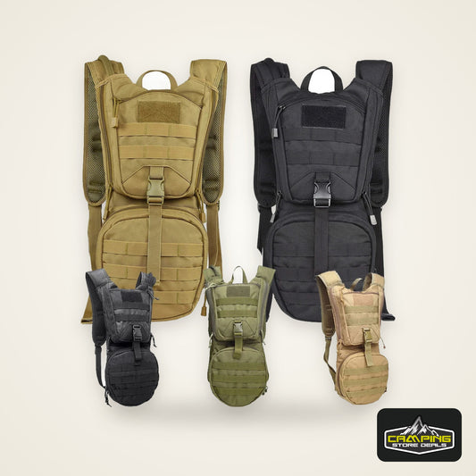 Hydration Backpack Suitable for 2-3L Water Bag Outdoor Military Backpack for Hiking Cycling Climbing without Water Bladder