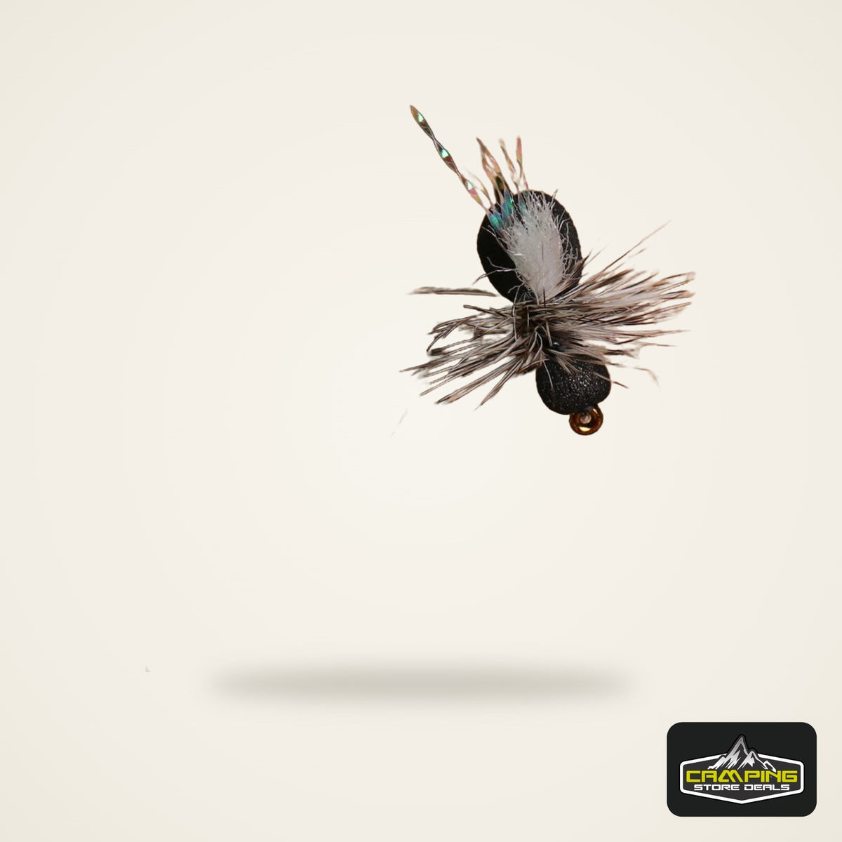ICERIO Black Foam Ant Dry Flies (3/6 Pack)