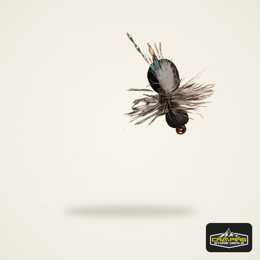 ICERIO Black Foam Ant Dry Flies (3/6 Pack)