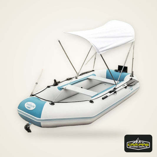2.0–3.6m Inflatable Boat with Air Deck & Slat Bottom | Heavy-Duty PVC 3-Layer Fishing & Kayak Dinghy Set