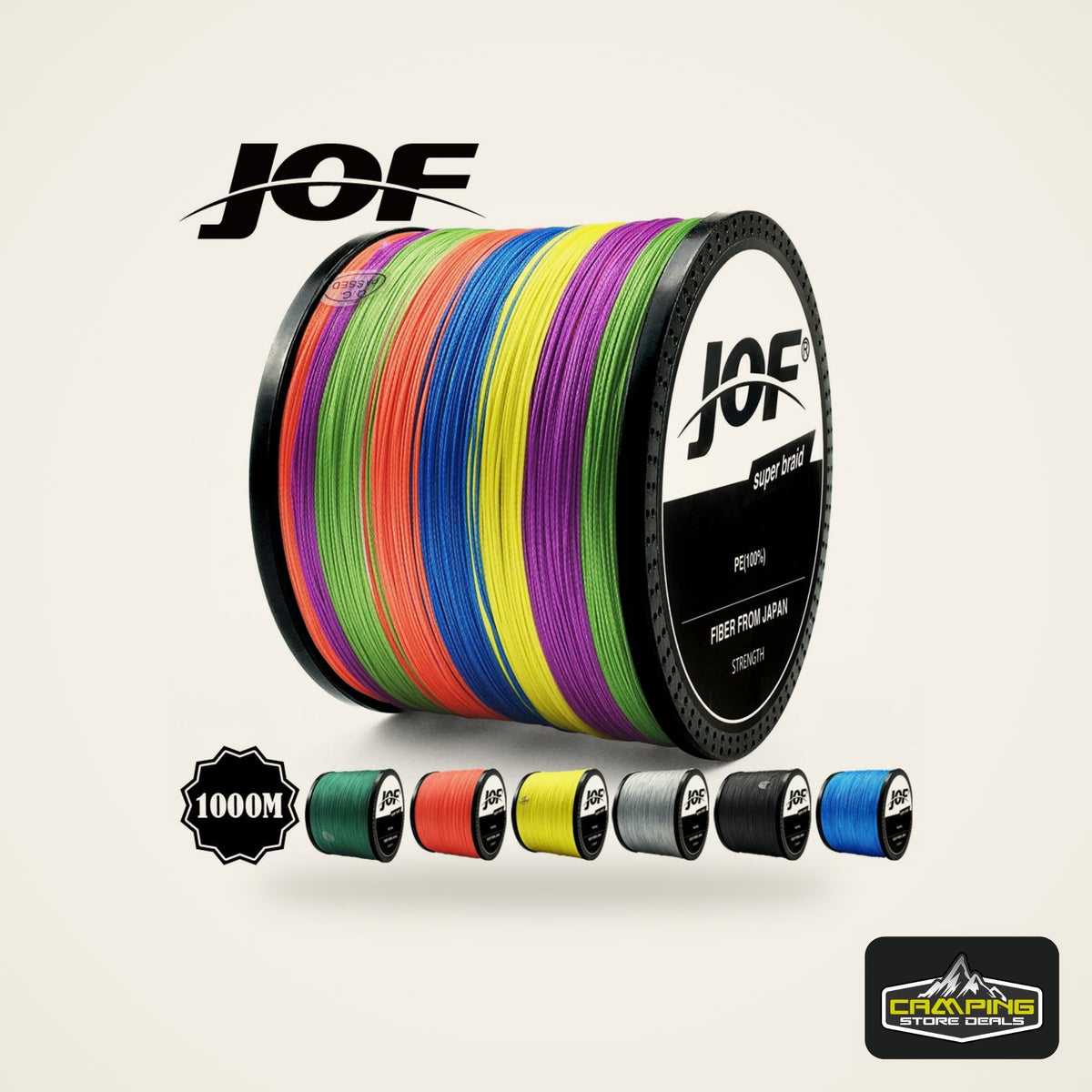 JOF 8 Strand and 4 Strand PE Braided Fishing Line