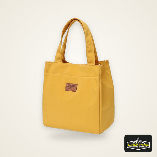 Large Capacity Lunch Bag with Aluminum Foil Insulation for Work, Simple and Practical Top Handle Bag
