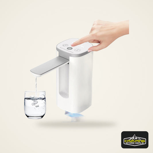 LED Display Water Bottle Pump Foldable Electric 1200mah Type C Rechargeable Automatic Stop Touch Button 3 Quantitative Settings