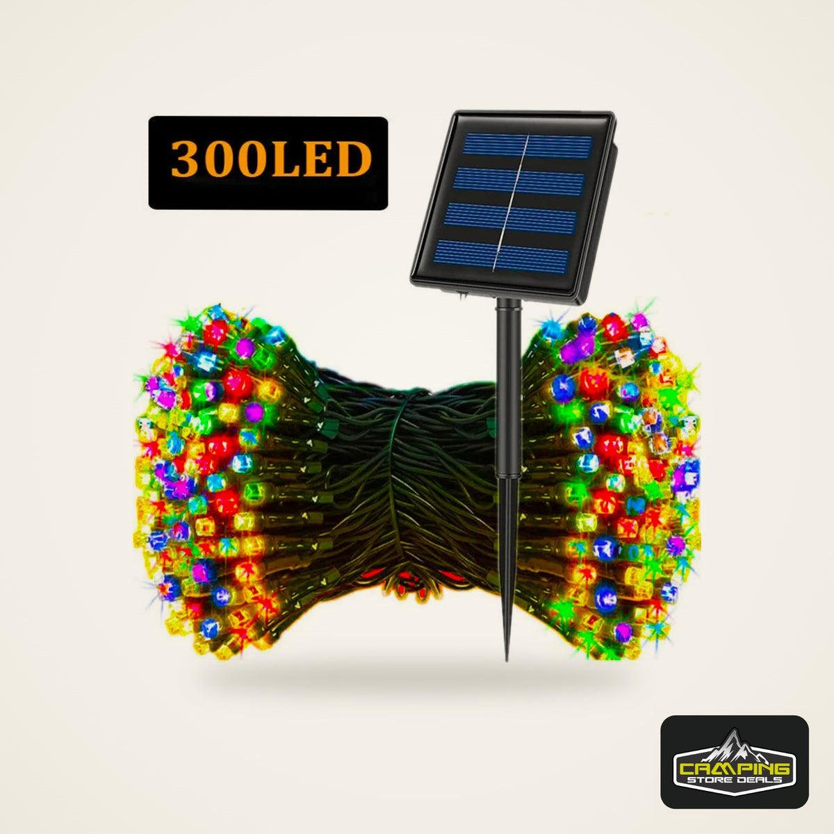 LED Solar String Lights 300LED 8 Modes Solar Powered Xmas Outdoor Lights Waterproof Starry Christmas Fairy Lights