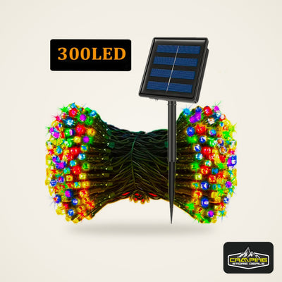 LED Solar String Lights 300LED 8 Modes Solar Powered Xmas Outdoor Lights Waterproof Starry Christmas Fairy Lights