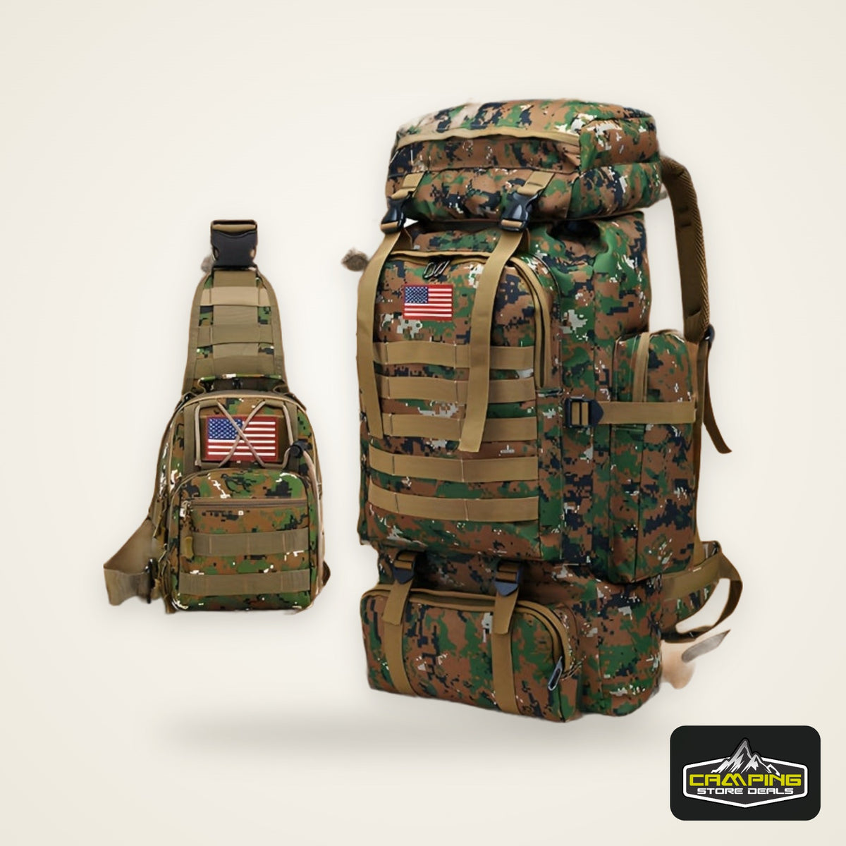 [Lightweight | Hiking] 80L Lightweight Hiking Backpack | Camping Backpack Packable Backpacking Daypack For Men Travel Climbing Outdoor Sports Tactical Backpack