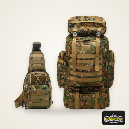 [Lightweight | Hiking] 80L Lightweight Hiking Backpack | Camping Backpack Packable Backpacking Daypack For Men Travel Climbing Outdoor Sports Tactical Backpack
