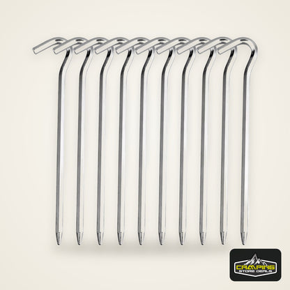 Lightweight Tent Pegs Campsite Ground Nails, 5pc/10pc 18cm Aluminum Alloy Shelter Tent Stakes, Camping Tent Accessories