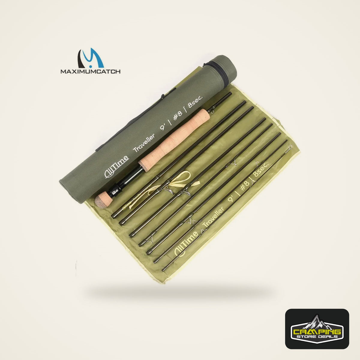 Maximumcatch AllTime 9ft 8-Piece Travel Fly Rod (5-8WT)