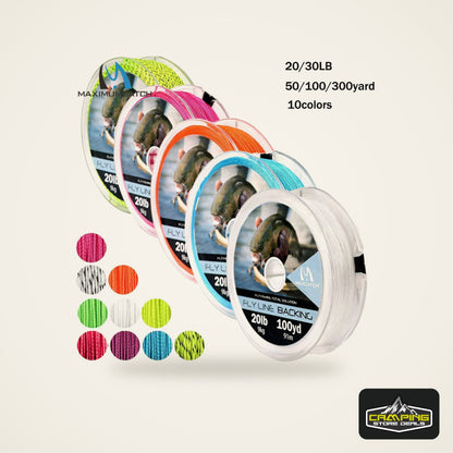 Maximumcatch Braided Fly Backing Line (50-300 Yds)