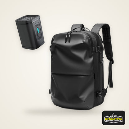 Men Travel Backpack vacuum compression 17 inch Laptop Backpack Business Large Capacity school Backpack Expanded Hiking backpack
