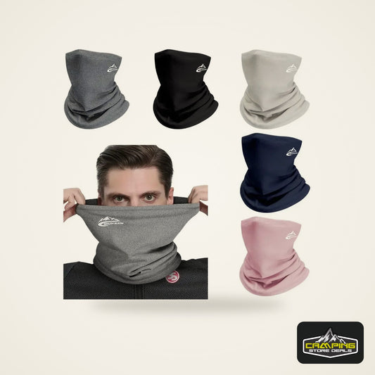 Men Women Winter Sports Bandana Running Dralon Thermal Neck Warmer Ski Hiking Cycling Riding Snowboard Scarf Windproof Headgear