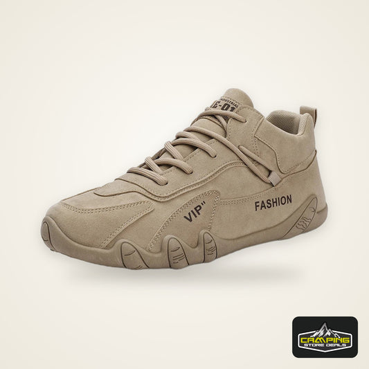 Men’s Hiking Sneakers – Wear-Resistant Anti-Slip Workwear Shoes for Autumn & Casual Outdoor Use