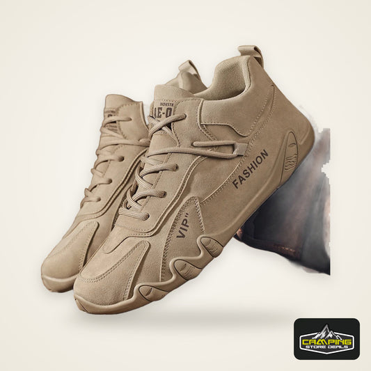 Men’s Hiking Sneakers – Wear-Resistant Anti-Slip Workwear Shoes for Autumn & Casual Outdoor Use