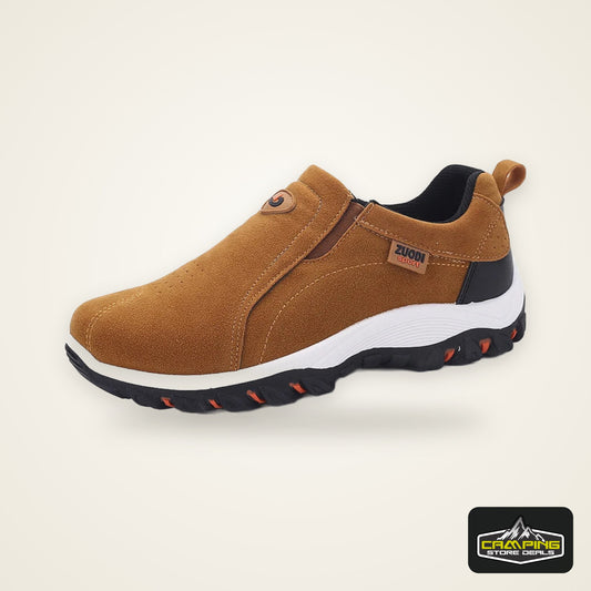 Men’s Casual Sports Orthopedic Shoes – Breathable, Flat Sole Travel & Hiking Sneakers