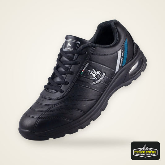 Men’s Outdoor Leather Sneakers – Casual Fashion Sports Shoes Large Size Comfort Trainers