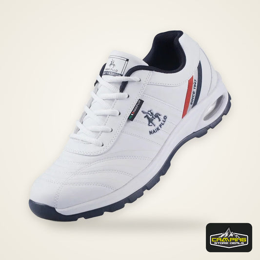 Men’s Outdoor Leather Sneakers – Casual Fashion Sports Shoes Large Size Comfort Trainers