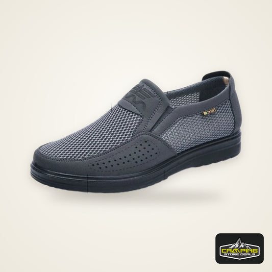 Men’s Summer Casual Sneakers 2025 – Breathable Mesh Slip-On Shoes with Chunky Sole | Lightweight & Affordable