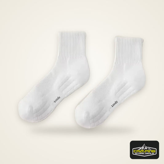 Men's Thick Bottom Sweat Absorbing and Breathable Sports Socks with Bottom Cushion for Running Professional Sports Men's Socks