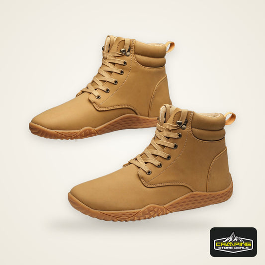 Men’s Wide Barefoot Boots – Outdoor Trail Running & Minimalist Walking Shoes, Water-Resistant Non-Slip Design