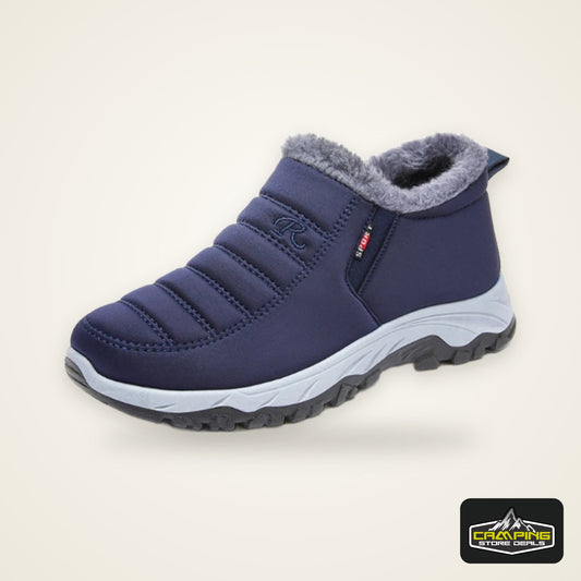 Men’s Winter Warm Cotton Shoes – Non-Slip Casual Snow Boots with Chunky Sole