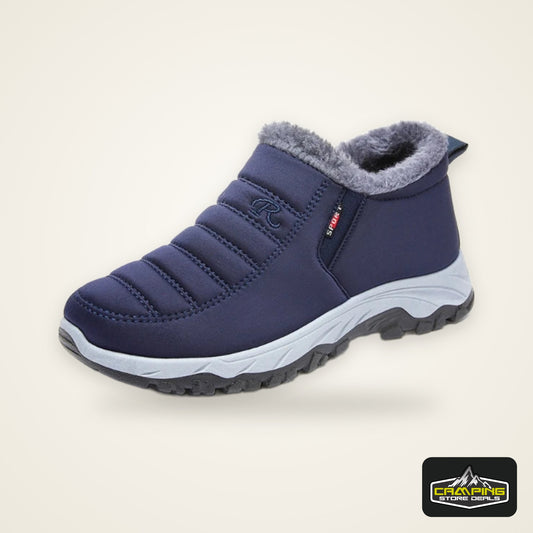 Men’s Winter Warm Cotton Shoes – Non-Slip Casual Snow Boots with Chunky Sole