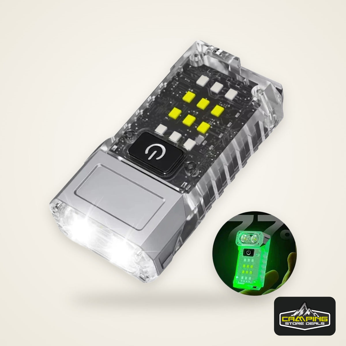MINI USB Rechargeable LED Flashlight Portable Tail Magnet Flashlight Super Bright Camping Lantern Side COB Emergency Light