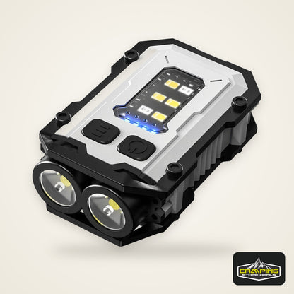 MINI USB Rechargeable LED Flashlight Portable Tail Magnet Flashlight Super Bright Camping Lantern Side COB Emergency Light