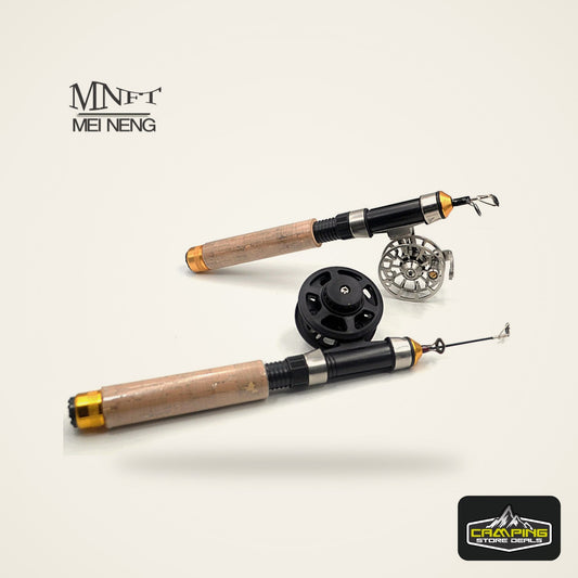 MNFT Telescopic Ice Fishing Rod and Reel Combo