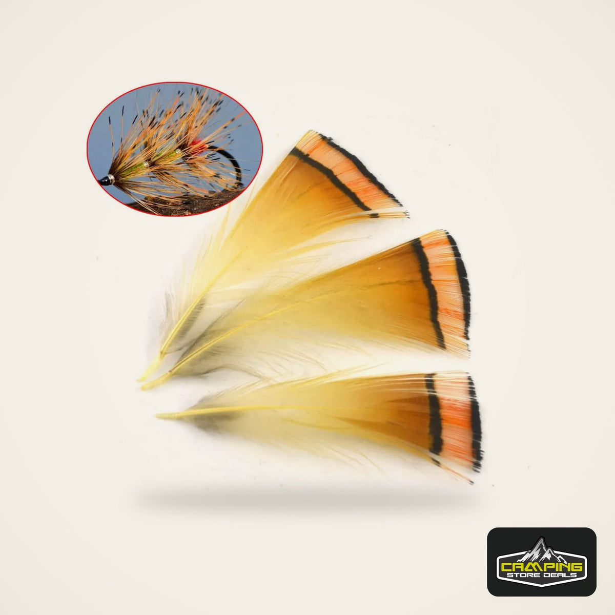 MNFT Golden Pheasant Tippet Feathers (50 Pack)