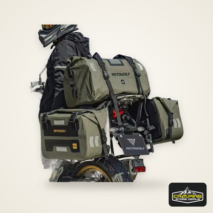 MOTOWOLF Motorcycle Bags Waterproof Outdoor Large Capacity Motorcycle Luggage Saddle Bag