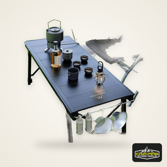 Mountainhiker Camping Folding Lift Removable Multi Unit IGT Table Gas Stove Portable Camp BBQ Grill Table Outdoor Picnic table