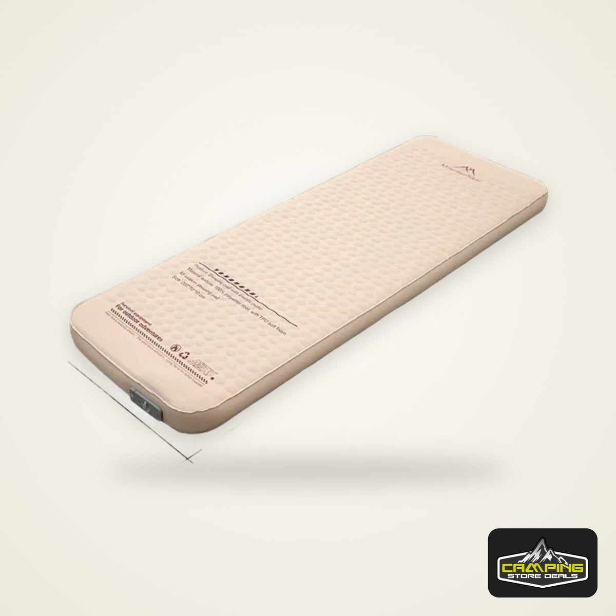 MOUNTAINHIKER Single Double Person Self-inflating Mattress Thick 10cm Compact Folding Camping Sleeping Bed Pad Air Mat Floor