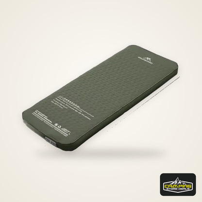 MOUNTAINHIKER Single Double Person Self-inflating Mattress Thick 10cm Compact Folding Camping Sleeping Bed Pad Air Mat Floor