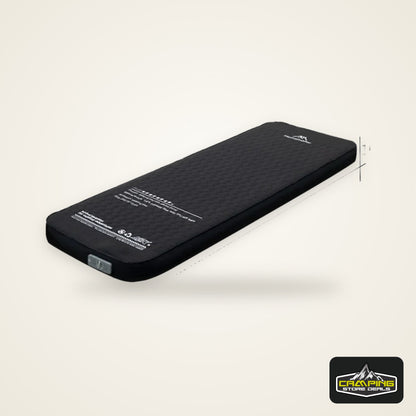 MOUNTAINHIKER Single Double Person Self-inflating Mattress Thick 10cm Compact Folding Camping Sleeping Bed Pad Air Mat Floor