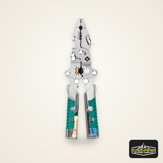 Multi-function Wire Stripping Plier Foldable Voltage Testing Cable Cutter for Cutting Stripping Crimping Wires Electrician Plier