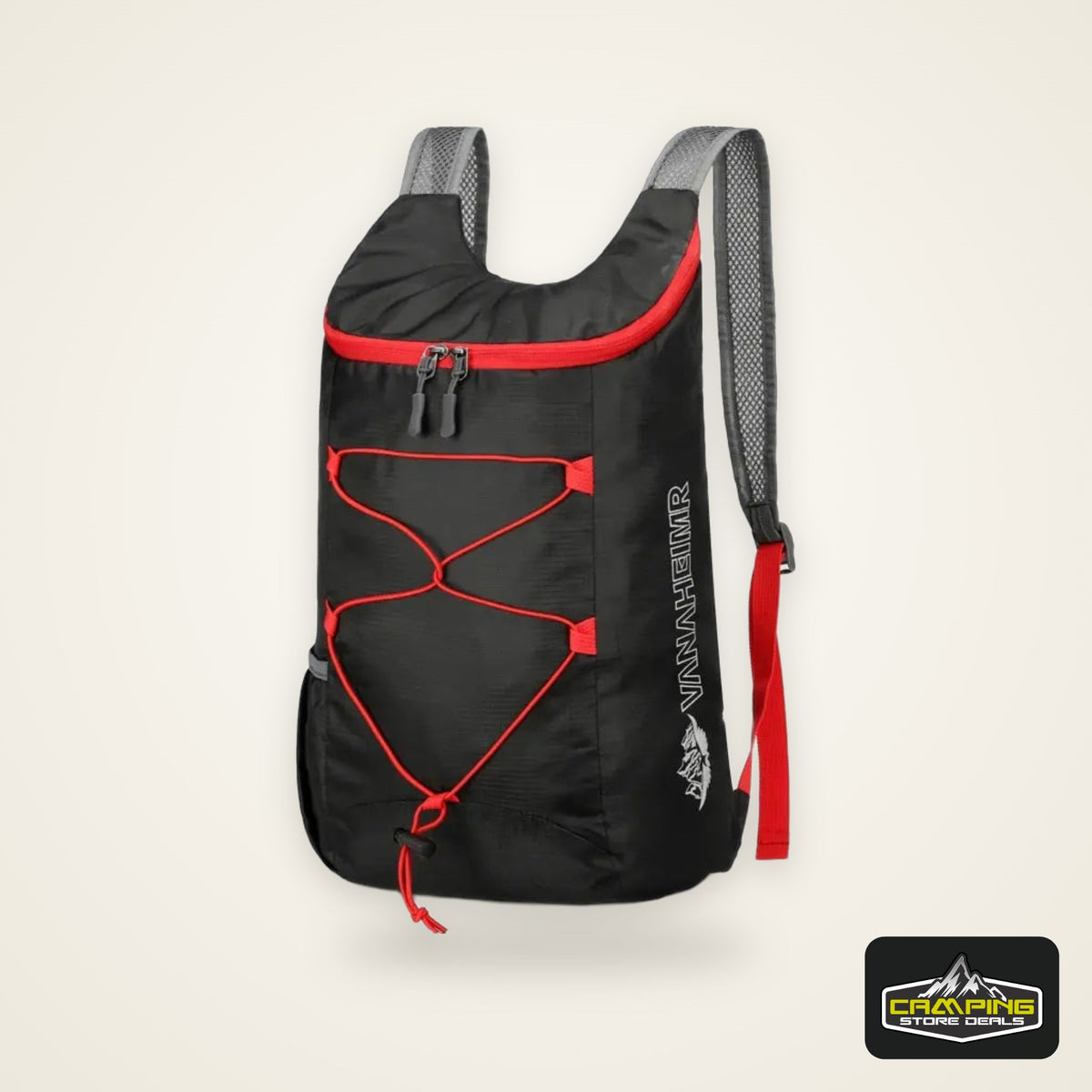 Multifunctional Outdoor Folding Backpack High Density Lightweight Waterproof Nylon Fabric Sports Bag for Camping Hiking Travel
