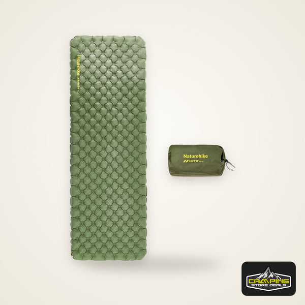 Naturehike 2024 New Camping Mattress 4.6 High R-Value Ultralight Folding Beach Air Sleeping Pad Outdoor Hiking Air Mattress